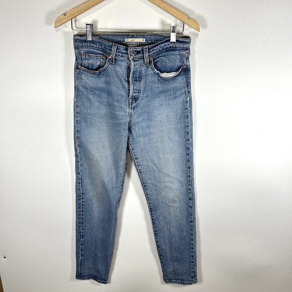 Levi’s Wedgie Icon Fit Ankle Jeans High Waist‎ Size 28 Casual Vintage Style - Picture 1 of 12